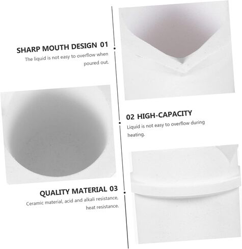 1 Cup Crucible Cup Melting Cup Copper Metal Container Jewelry Tools Jewelry Casting Supplies Furnace Scrap Cup Metals Graphite Crucible Stainless Steel White Ceramics in Saudi Arabia