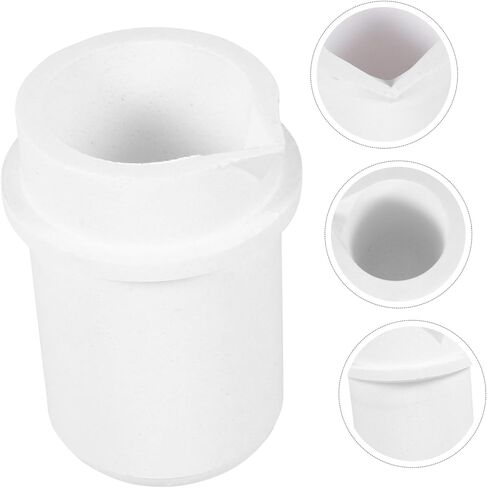1 Cup Crucible Cup Melting Cup Copper Metal Container Jewelry Tools Jewelry Casting Supplies Furnace Scrap Cup Metals Graphite Crucible Stainless Steel White Ceramics in Saudi Arabia