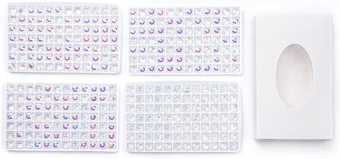 336 PCS 8MM Crystal Briollete Rondelle Beads AB Glass Crystal Beads for DIY Morning 68 Faceted 8 Choices مع Box (Flash White) in Saudi Arabia