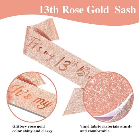 15th Birthday Decorations for Girls,rose gold happy birthday banner,happy 15th birthday Backdrop, it’s my 15th Birthday Sash, Sweet Rhinestone Tiara Crown,15th Balloons, Rose Gold in Kuwait