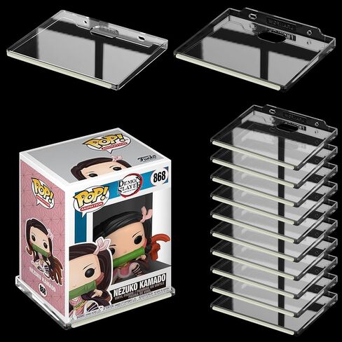Wall Shelf Wall Mount Storage Organizer for Funko Pop, Smart Speaker, Action Figures, Security Camera or Other Small Items (12 Pack Clear) in Kuwait