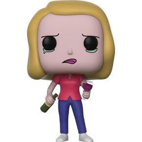 Funko Pop! Animation: Rick and Morty Beth with Wine Glass Collectible Figure
