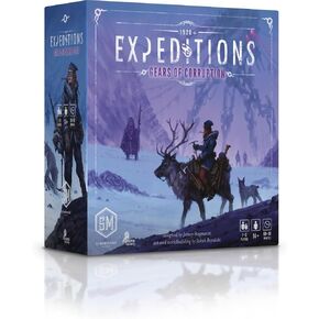 Stonemaier Games: Expeditions: Gears of Corruption | Expansion to Expeditions - A Competitive Engine Building & Exploration Strategy Board Game | 1-6 Players, 90 Mins, Ages 14+