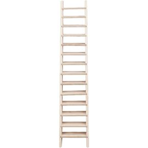 LOGOFUN Mini Wooden Step Ladder Mini Wood Doll House Ladder 1: 12 Miniature Ladder for Dollhouse Garden Furniture Accessories
