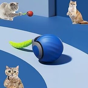 TAVERE TAIL 2.0،2025 NEW SPEADY TAIL 2.0 CAT TOY ، CAT TOY TURBO TAIL 3.0 ، كرة ذيل سريعة ، ألعاب القط التفاعلية للقط الداخلية ، ذيل سريع