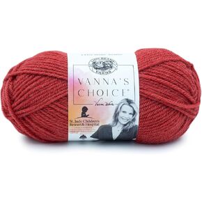 (1 Skein) Lion Brand Yarn Vanna's Choice, Dusty Cedar