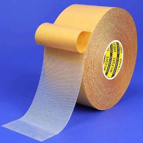 Double Sided Tape Heavy Duty, 2" x 66FT(20m), Universal High Tack Strong Wall Adhesive with Fiberglass Mesh, Super Sticky Resistente Clear Tape, Easy Use Mounting Tape for Home Office School
