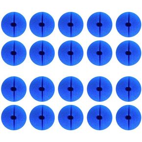 Sewacc 50pcs رغوة المهرج الأنف الأزرق الإسفنج الأنف المهرج Cosplay Props for Halloween Carnival Masquerade Party Up Up in Kuwait