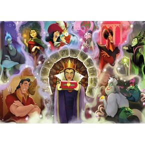 Buffalo Games - Silver Select - Disney - Disney: Villains - 500 قطعة بانورامزو للألغاز للبالغين - اللغز الكامل المثالي لليالي اللعبة - الحجم النهائي هو 21.25 × 15.00