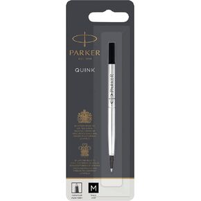 Parker Rollerball Refill Medium Nib, Blue, Pack of 2