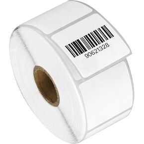 (20 Rolls, 900/Roll) 1.5" x 1.5" Direct Thermal Labels - 1" Core, Compatible with Rollo Label Printer & Zebra Desktop Printers - All Purpose QR Barcode Address - Adhesive Perforated