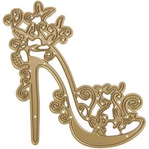 High-Heel Shoes Cutting Dies,DIY Scrapbooking Artist Metal Cutting Dies Stencils Embossing DIY Paper Cards Die Cut for DIY Scrapbooking Photo Album Decoration Tool
