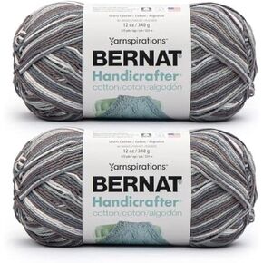 Bernat Handicrafter Cotton Yarn, Gauge 4 Medium Worsted, Sonoma Print