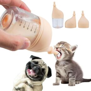 Puppy Bottles for Nursing，Kitten Bottles for Nursing，Pet Feeding Bottle，(Yellow - 50ml)