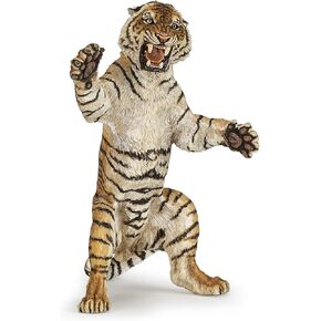 Papo -Hand-Painted - Figurine -Wild Animal Kingdom - Standing Tiger -50208 -Collectible - for Children - Suitable for Boys and Girls- from 3 Years Old