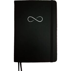 Black Page Bullet Dot Grid Journal with Black Paper Blackout Notebook Thick 150gsm A5