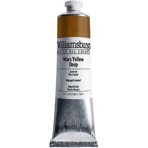 Williamsburg Artist Oil Colors by GOLDEN, Raw Sienna, 37 ml tube, Professional Oil Paint, Semi-Opaque