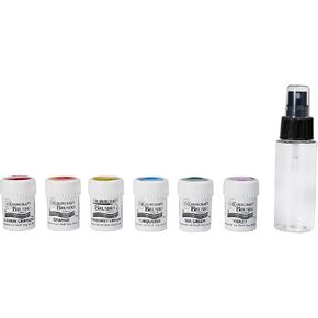 PanPastel Colorfin Brusho Crystal Colours Craft Spritzer Set 6/Pkg, 7 Piece, White