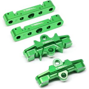 TREAL Aluminum 7075 Front Lower Arm Tie Bar Mount for 1/8 Maxx Slash 1/10 Maxx(Black)