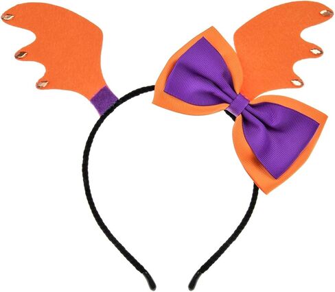 June Bloomy Halloween Headband Cosplay Pumpkin Spider Hair Hoop Black Cat Costume Headpiece in Saudi Arabia