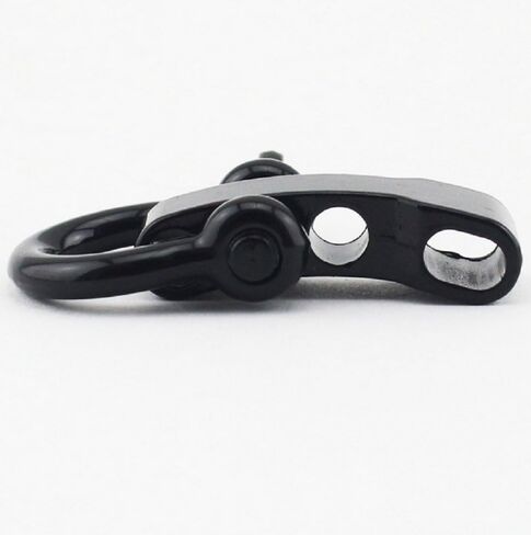 Hewnda 10 Sets Zinc alloy Bow Shackle Umbrella Rope,Adjustable D Umbrella Rope Bracelet Buckle Survival D Shape in Kuwait