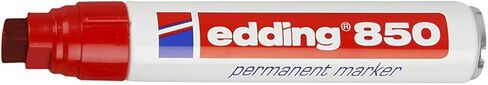 edding 850 permanent marker - green - 1 pen - chisel nib 5-15 mm - for bold markings -waterproof, quick-drying, smear-proof pens - for cardboard, plastic, glass, wood, metal and fabric in Kuwait