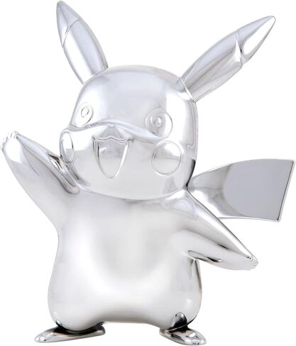 Pokémon 25th Celebration 3-inch Silver Pikachu #2 - Pokémon Figure - Pokémon Fan Must Have Toy - Officially Licensed 25th Anniversary Pokémon Product from Jazwares in Saudi Arabia