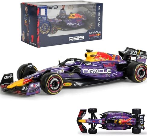 2024 1/43 LVF1 RB19#1 Formula Alloy Racing Car for Las Vegas RB19 Die Cast Adult Luxury Vehicle Collection in Kuwait