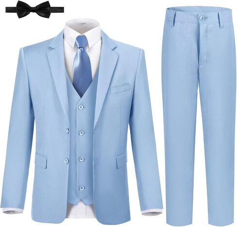JPF Boy's Formal Suit Set Slim Fit Kids Tuxedo Suits for Wedding Teen Toddler Boy Dress Suit Outfit in Saudi Arabia
