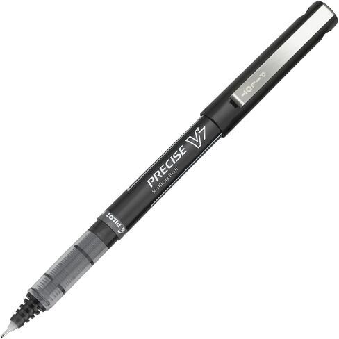 Pilot, Precise V7, Capped Liquid Ink Rolling Ball Pens, Fine Point 0.7 mm, Black, Pack of 12 in Kuwait