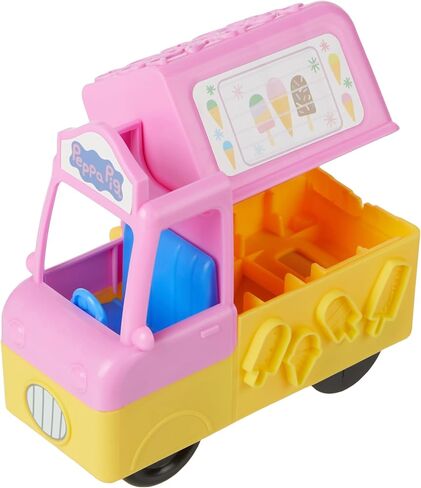تلعب الآيس كريم من Play-Doh Peppa مع شاحنة ، خنزير Peppa و George ، و 5 علب مركبة غير سامة ، لعبة للأطفال 3 سنوات وما فوق in Kuwait