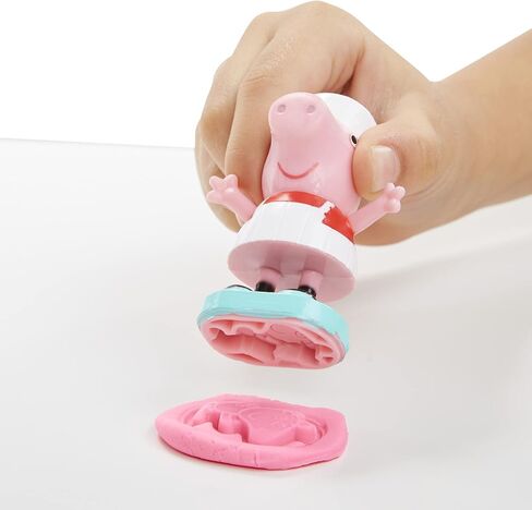 تلعب الآيس كريم من Play-Doh Peppa مع شاحنة ، خنزير Peppa و George ، و 5 علب مركبة غير سامة ، لعبة للأطفال 3 سنوات وما فوق in Kuwait