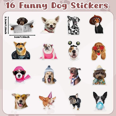 H1vojoxo St. Patrick's Day Dog Stickers - 1000PCS Irish Shamrock Holiday Dog Stickers for Kids 16 Designs St. Patrick's Cute Dog Realistic Sticker for Craft St. Patrick Funny Dog Stickers for Envelope in Kuwait