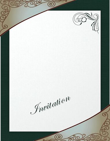 75 Dark Green Linen 80# Cover Paper Sheets - 5" X 7" (5X7 Inches) Photo|Card|Frame Size - 80 lb/pound Card Weight - Fine Linen Textured Finish - Deep Dye Quality Cardstock in Saudi Arabia