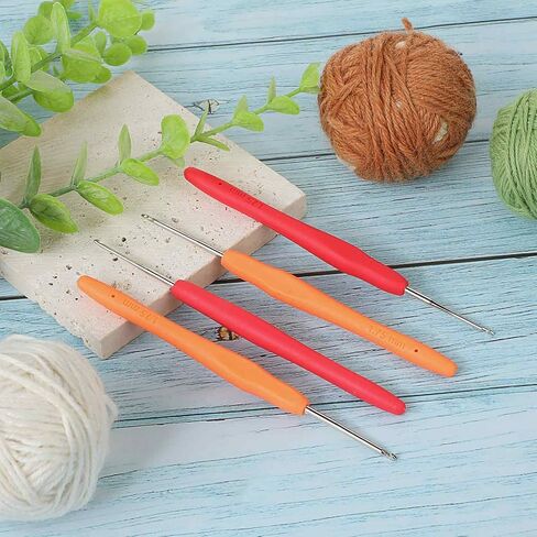KALIONE 4 Packs Dreadlock Tools Crochet Hooks for Hair 0.5mm 0.75mm Dreadlock Crochet Needle Tools Crochet Hooks Needle for Dreads Braid Craft in Saudi Arabia