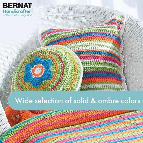 Bernat Handicrafter Cotton Yarn ، Gauge 4 Mediumeed Surfed ، Sonoma Print in Kuwait