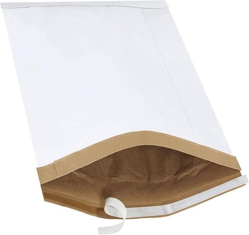 Aviditi Kraft Self-Seal Padded Mailers, #6, 12 1/2" x 19", Kraft Brown, Peel and Seal Closure, Fiber Cushioned Envelopes for Protecting Items During Shipping and Mailing, Case of 25 in Saudi Arabia