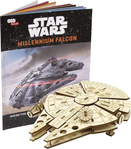 Star Wars BB -8 3D Wood Puzzle & Model Figure Kit (85 pcs) - قم ببناء ورسم لعبة ثنائي الأبعاد نسخة طبق الأصل من فيلم Droid ، لا غراء مطلوب - هدية سلة عيد الفصح للأطفال ، المراهقين ، البالغين 12+ in Kuwait