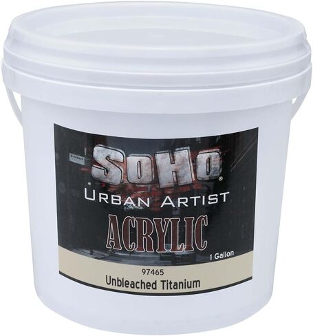 SoHo Urban Artist Heavy Body Acrylic Paint - 1 Gallon - Fluorescent Pink - Thick, Rich Color, Excellent Coverage, Professional Quality - Artists Acrylic Paint in Kuwait