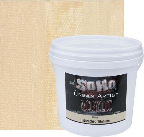 SoHo Urban Artist Heavy Body Acrylic Paint - 1 Gallon - Fluorescent Pink - Thick, Rich Color, Excellent Coverage, Professional Quality - Artists Acrylic Paint in Kuwait