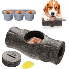 NEMOVA Interactive Dog Chew Toy with Branch Shape, Frozen Treat Dog Toys to Keep Them Busy, Reusable, Safe Puzzle Toy for Puppy, Small, Large Dogs
