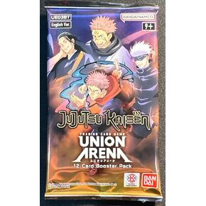 Jujutsu Kaisen Union Arena Trading Card Game, 12-Card Booster Pack, English Version