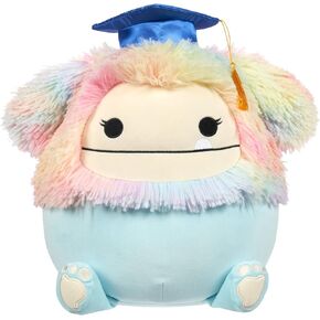 Squishmallows Original 12-Inch Arella Brown Owl with Graduation Cap - Official Jazwares Plush