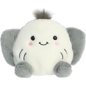 Aurora® Adorable Palm Pals™ Flapjack Stingray™ Stuffed Animal - Pocket-Sized Play - Collectable Fun - White 5 Inches