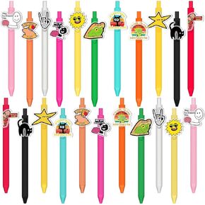 24 Pcs Funny Nurse Pens Funny Novelty Gel Ink Pens Emotional Support Appreciation Gifts Bulk Motivational Gifts for Women Men Doctors Medical Assistants Teacher Coworker(Classic)