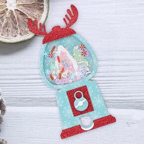 KSCRAFT Reindeer Gum Ball Shaker Metal Cutting Dies Stencils for DIY Scrapbooking Decorative Embossing DIY Paper Card