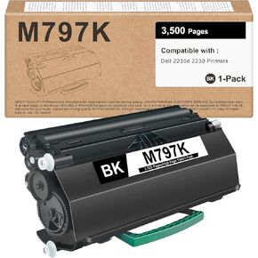 Compatible M797K Toner Cartridge 330-4131 Toner Cartridge Compatible for Dell 2230, 2230d Printers (3,500 Pages)