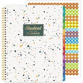 Student Planner 2025-2026 - Weekly and Monthly Planner2025-2026 with Colorful Tabs & Stickers, Aug. 2025 - June 2026, 9" x 11", School Planner for Middle or High School