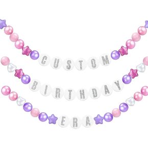 103 PCS DIY Jumbo Friendship Bracelet Banner Banner Kit Phoile Singer Party Party Giant Garland Decor
