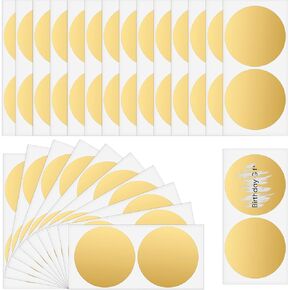 خدش ملصقات الملصقات ، 50 جهاز كمبيوتر شخصي مستدير لمادة لاصقة خارج البطاقات 2 بوصة 2 بوصة الخدش قبالة ملصقات لبطاقة السحب مكافأة DIY in Kuwait